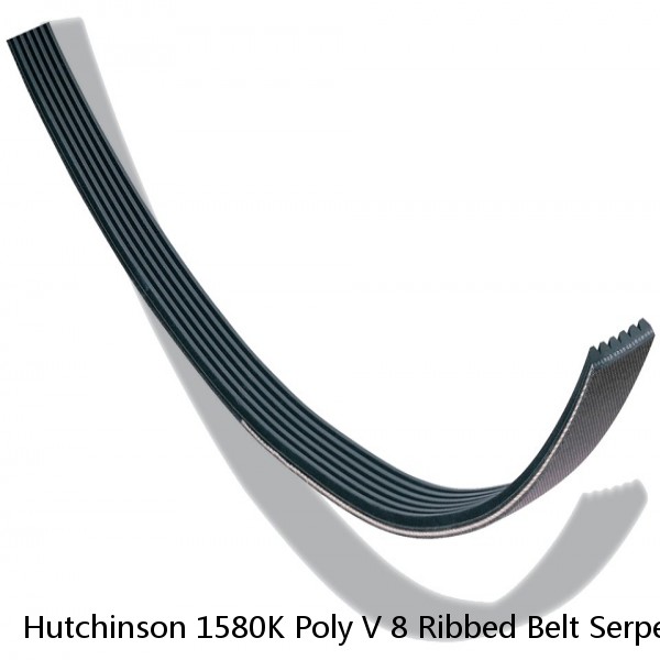 Hutchinson 1580K Poly V 8 Ribbed Belt Serpentine #107BTK