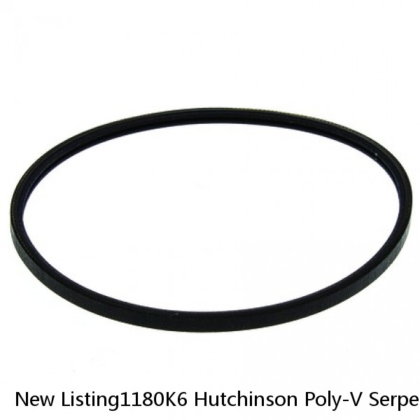 New Listing1180K6 Hutchinson Poly-V Serpentine Belt Free Shipping Free Returns 6K 1180