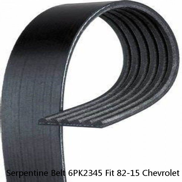 Serpentine Belt 6PK2345 Fit 82-15 Chevrolet Ford GMC Mercury 4.8L 5.3L 6.0L