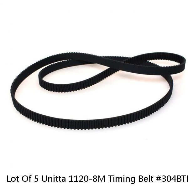 Lot Of 5 Unitta 1120-8M Timing Belt #304BTK